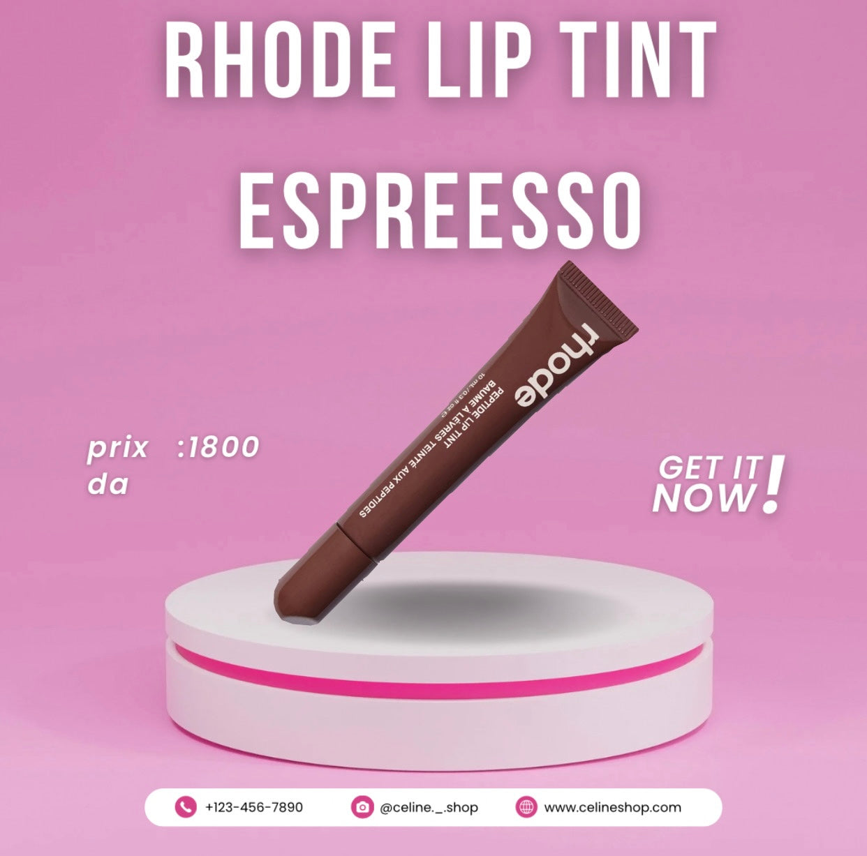 RHODE lip tint by hailey bieber