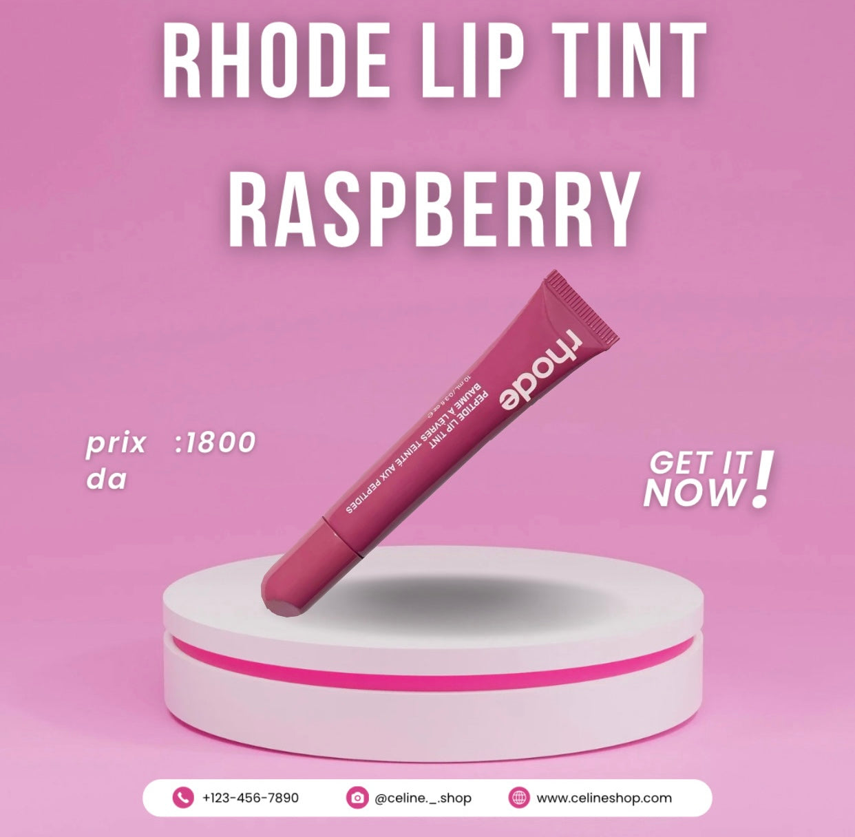 RHODE lip tint by hailey bieber